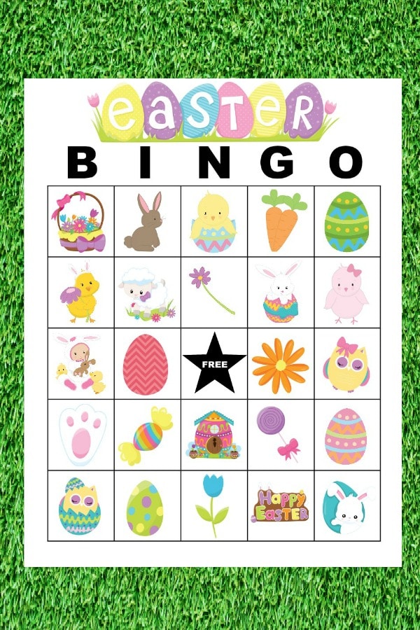 Free Easter Bingo Cards